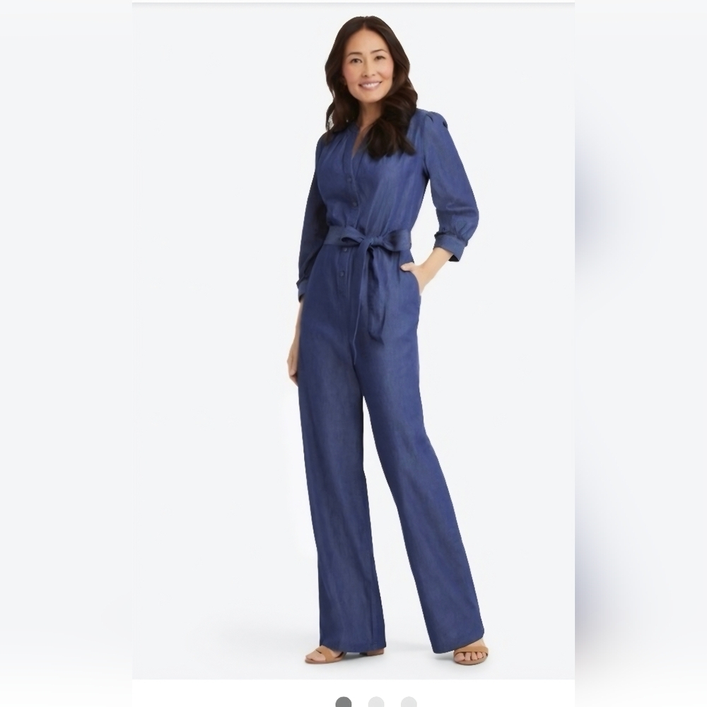 Draper James Blue Jumpsuit